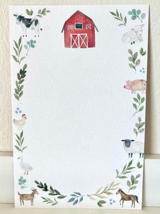 Farm Wreath Invitation - 10 CT