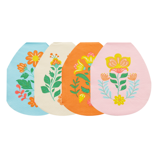 Die Cut Lunch Napkins - Folklore Easter