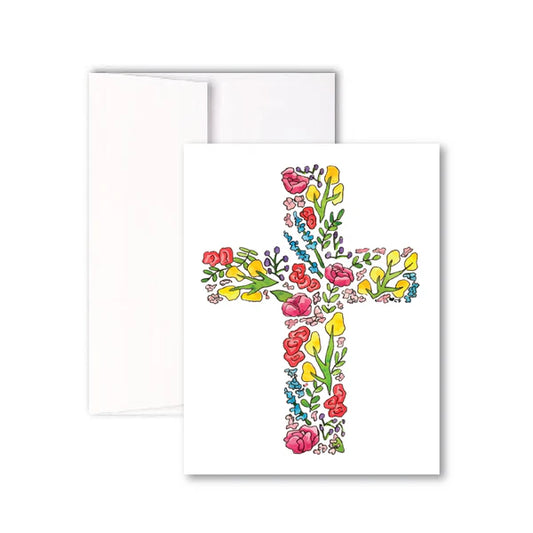 Boxed Cards - Floral Cross