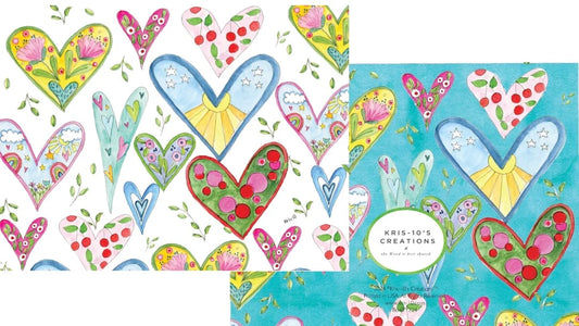 Boxed Notes - Hearts Hearts Hearts