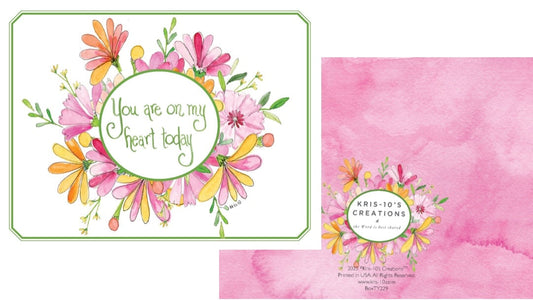 Boxed Notes - Floral You Are On My Heart Today