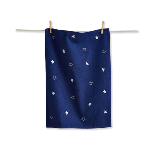 Star Blue Dishtowel