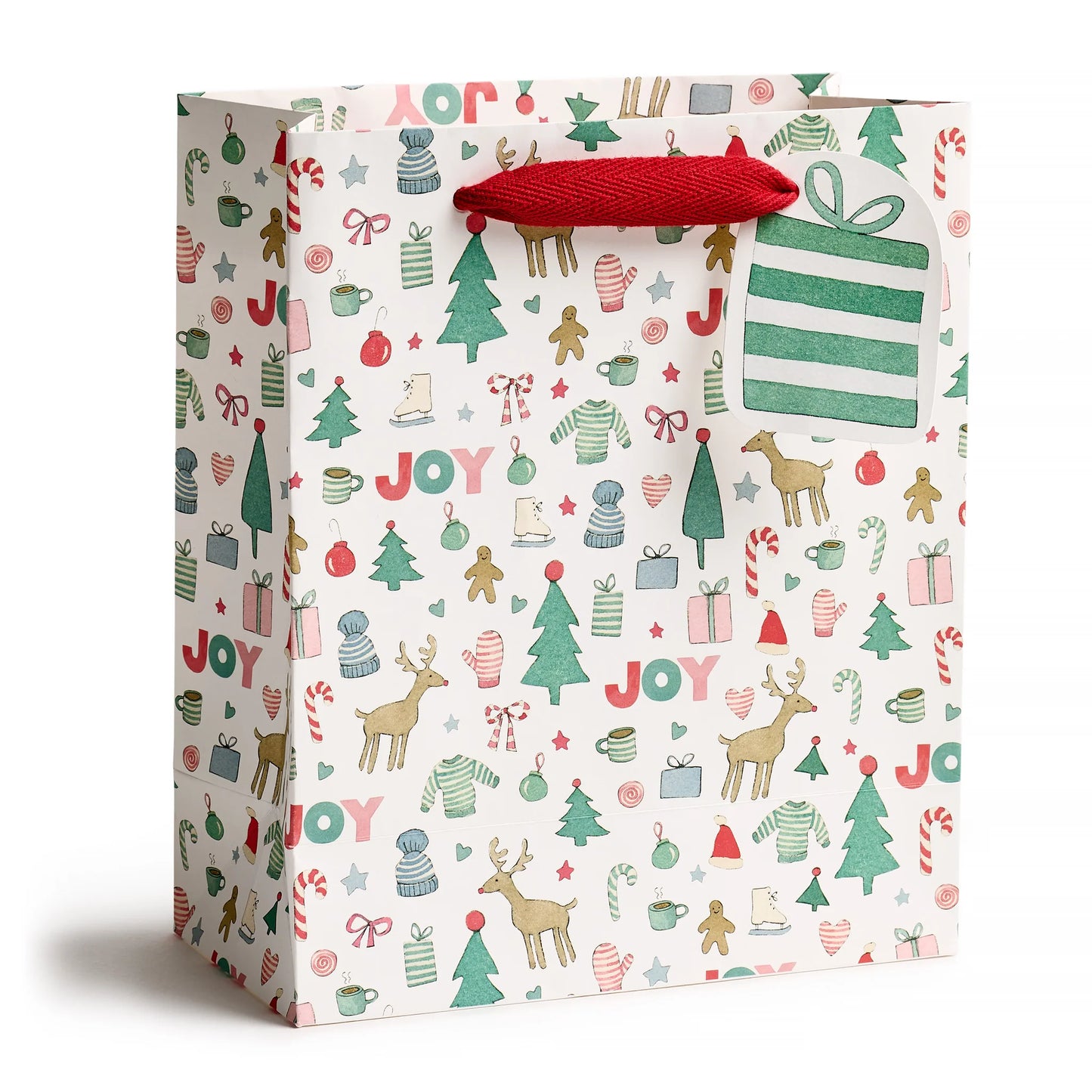 Medium Gift Bag - Merry Motif