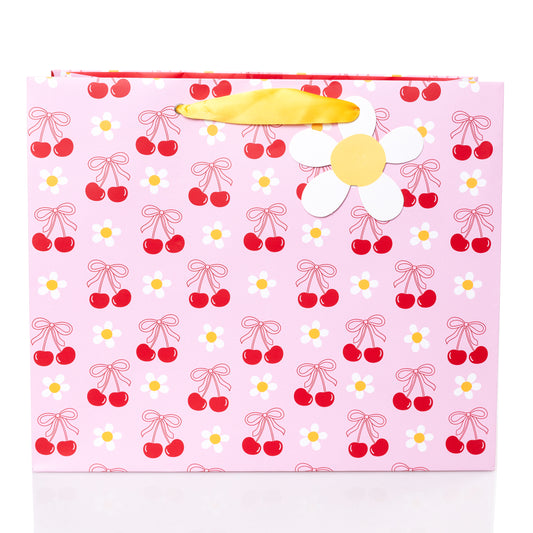 Cherries Large Landscape Gift Bag