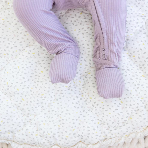 Zip Fit & Beanie Set 3-6 months - Orchid