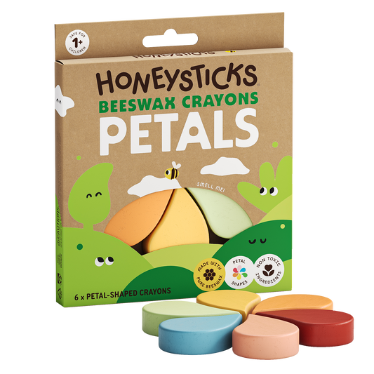 Petals Beeswax Crayons - 6 Pack