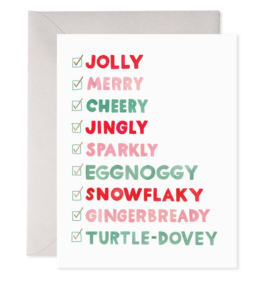 Christmas Card - Holiday Checklist