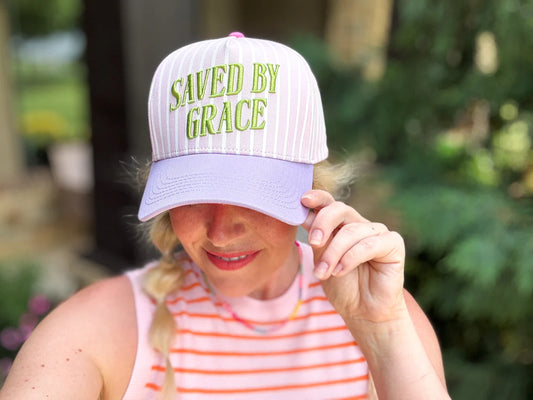 Baseball Hat - Saved by Grace