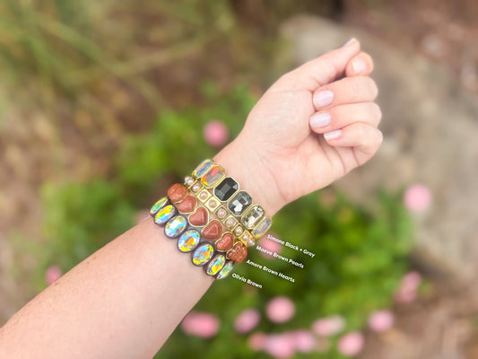Fall Bracelet - Maeve Brown Pearls