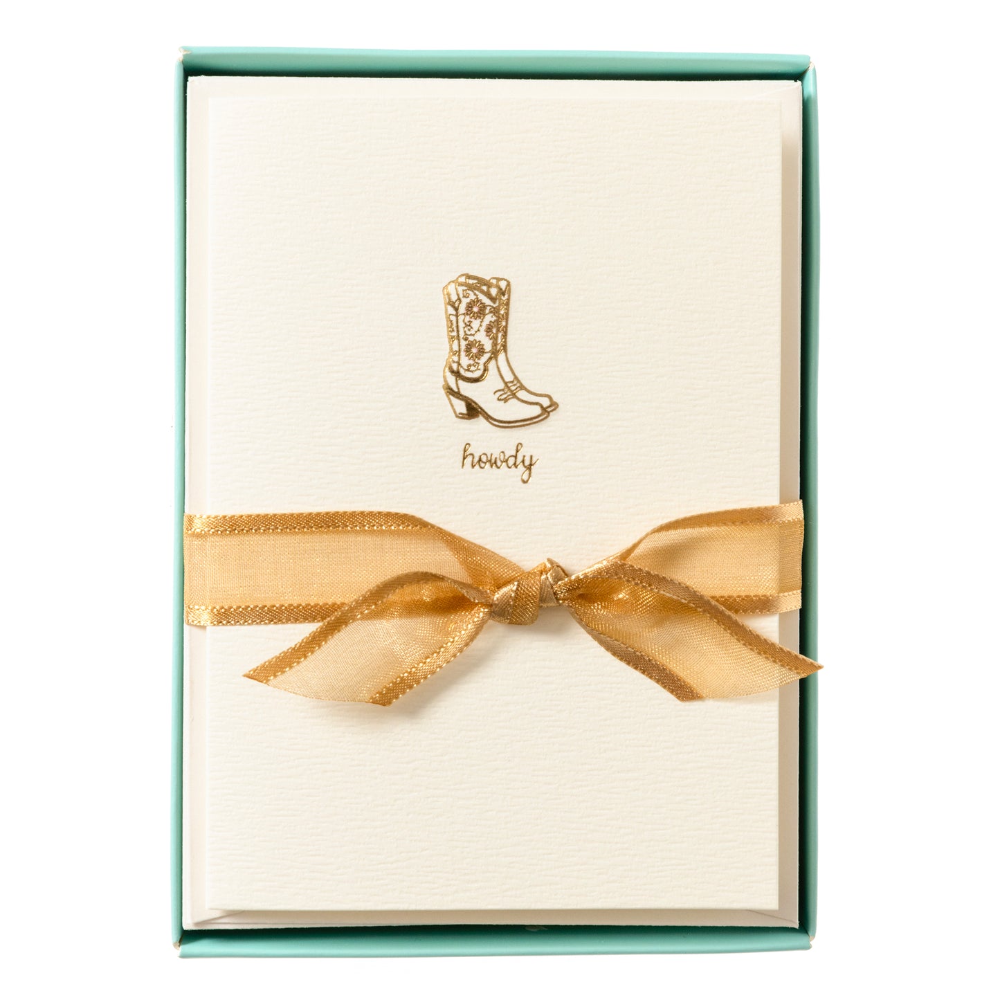 La Petite Presse Boxed Card, 10 ct - Cowgirl Boots