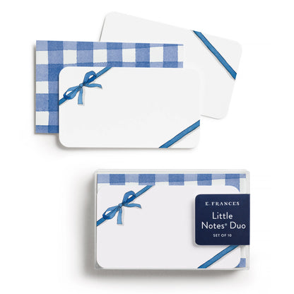 Little Notes Duo Set - Blue Bow