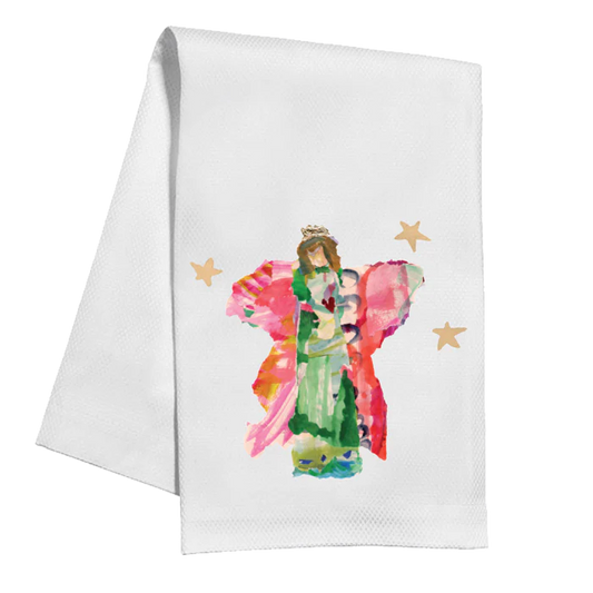 Kitchen Towel - Green Angel