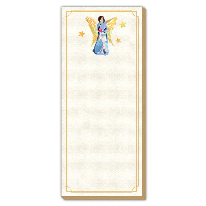 Luxe Skinny Pad - Blue Nativity Angel