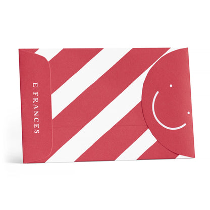 Little Note Envelopes - Candy Cane Stripes