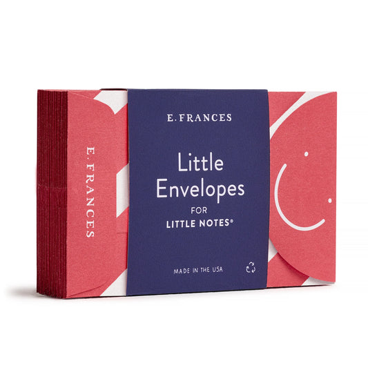 Little Note Envelopes - Candy Cane Stripes