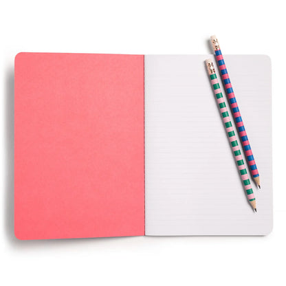 Set of 2 Stitched Notebooks - OkLoveYouBye