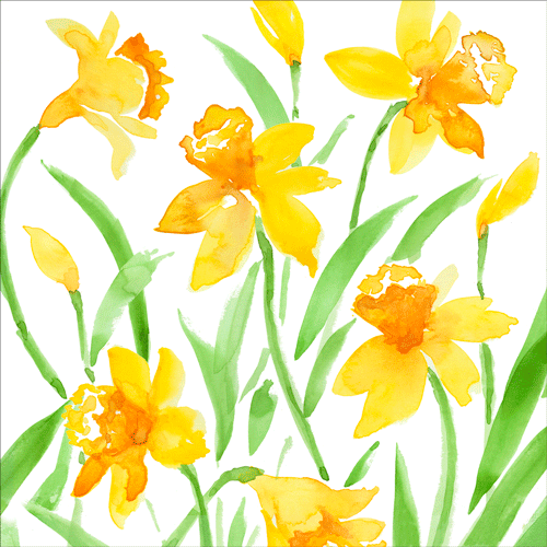 Dinner Napkin - Spring Herald