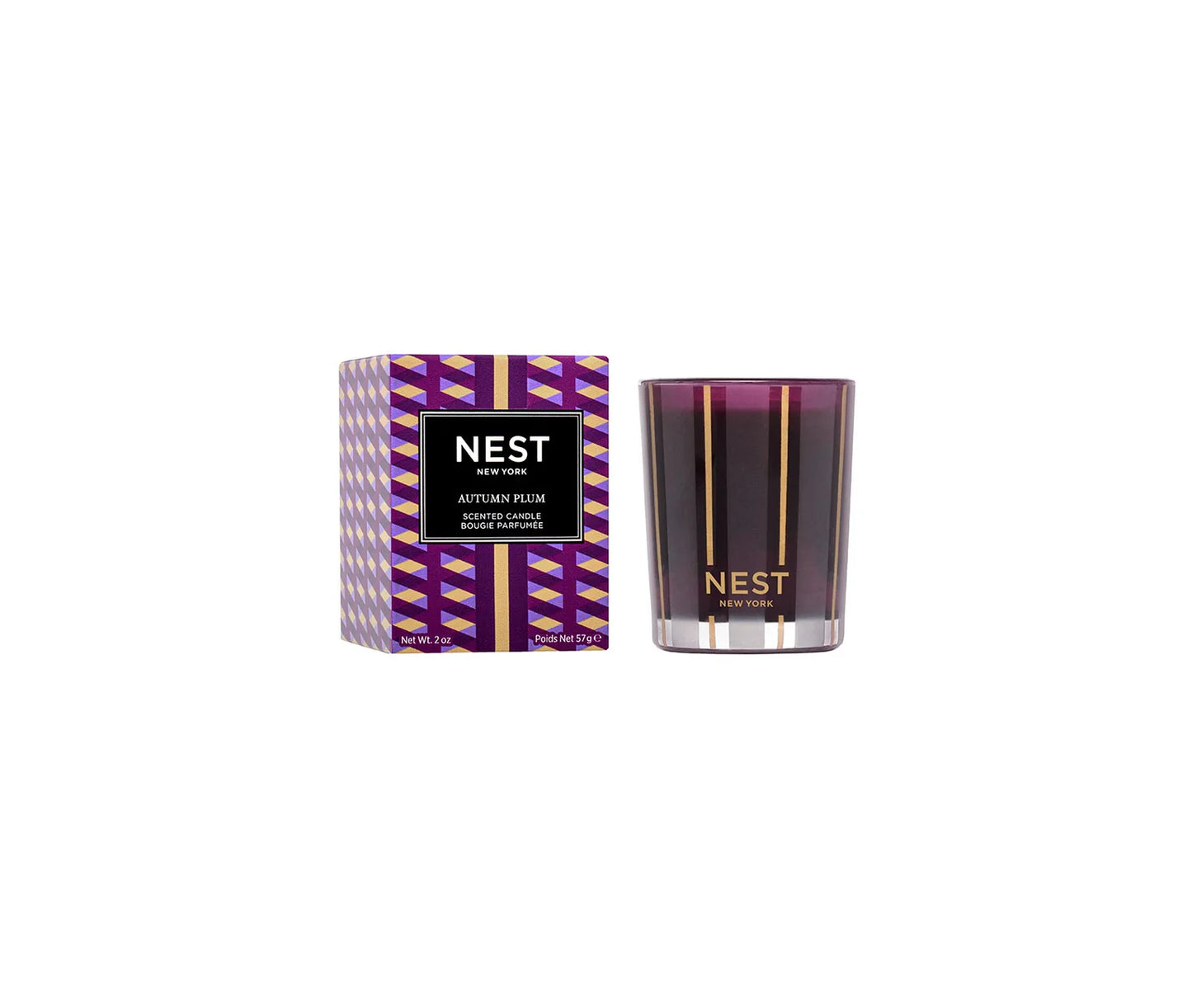 NEST Votive Candle 2oz-Autumn Plum