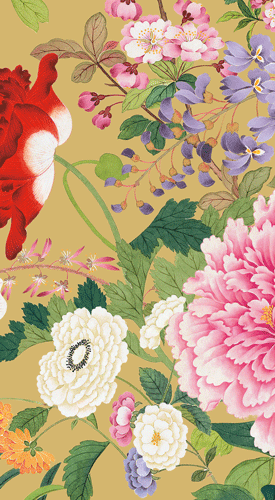 Guest Towel - A Profusion Of Flowers Gold