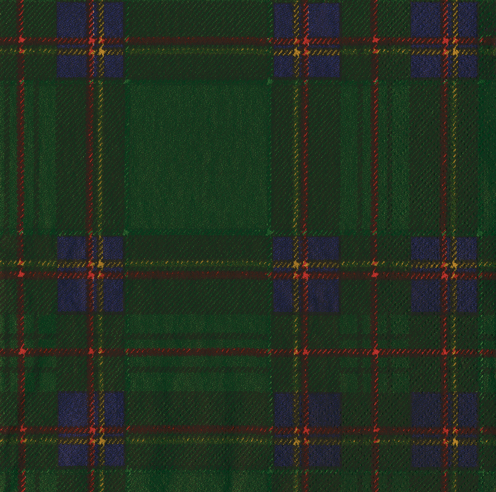 Cocktail Napkins - Royal Plaid Green