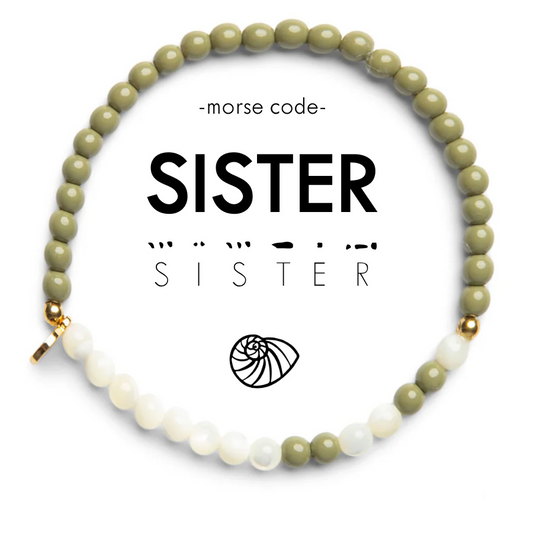 Sorority Morse Code Bracelet - Kappa Delta