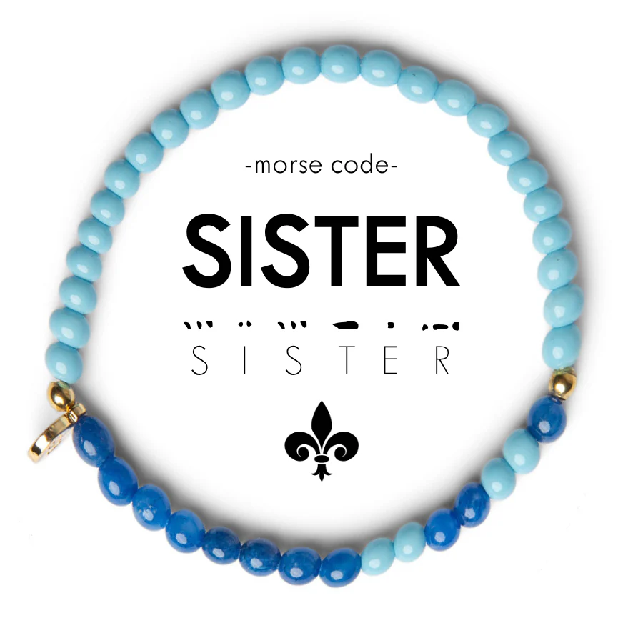 Sorority Morse Code Bracelet - Kappa Kappa Gamma