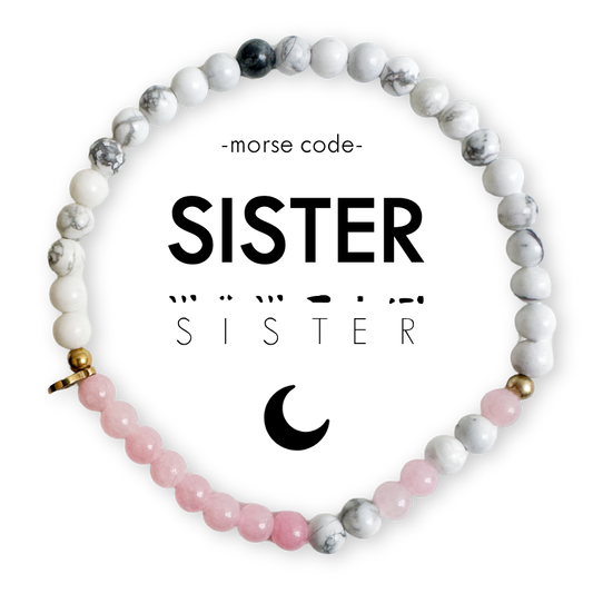 Sorority Morse Code Bracelet - Gamma Phi