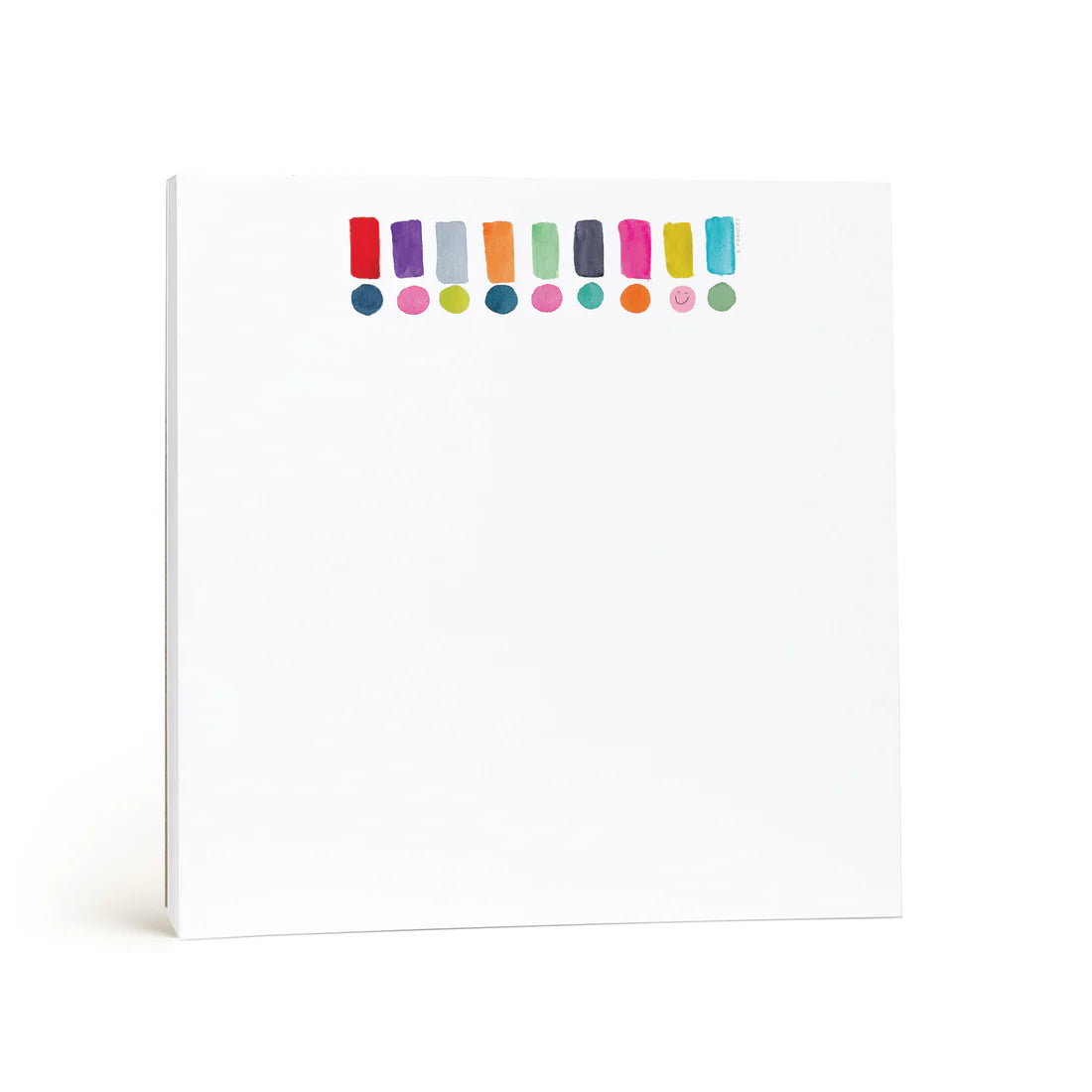 Chunky Notepad - Happy Dots Exclamation