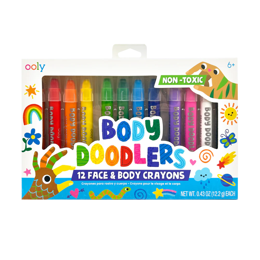 Body Doodlers Face & Body Crayons