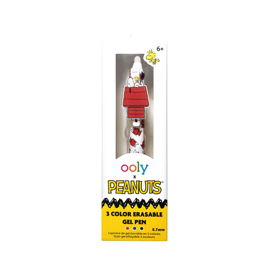 OOLY x Peanuts 3 Color Erasable Gel Pen