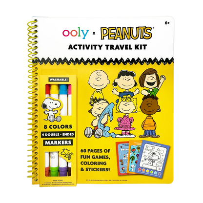 OOLY x Peanuts: Activity Travel Kit & Double-Ended Markers