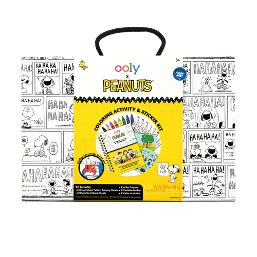 OOLY x Peanuts: Coloring Activity & Sticker Kit