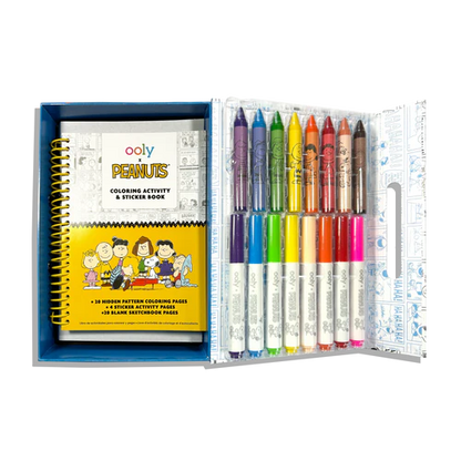 OOLY x Peanuts: Coloring Activity & Sticker Kit