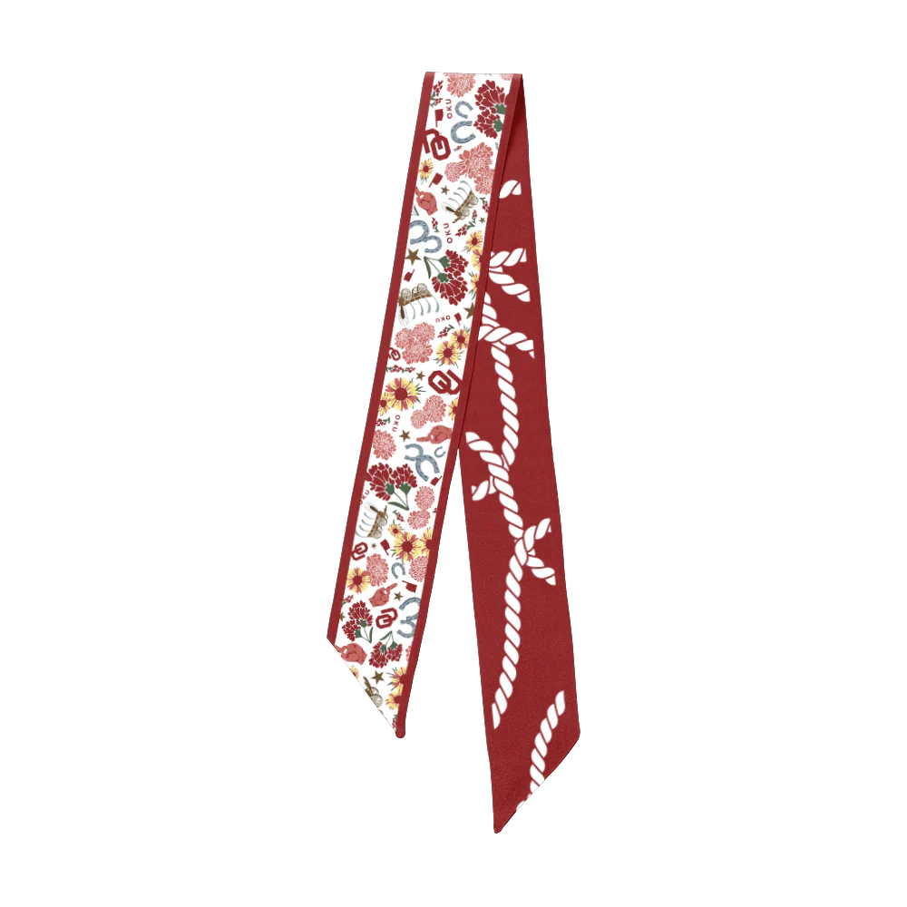Skinny Scarf - OU Sooners
