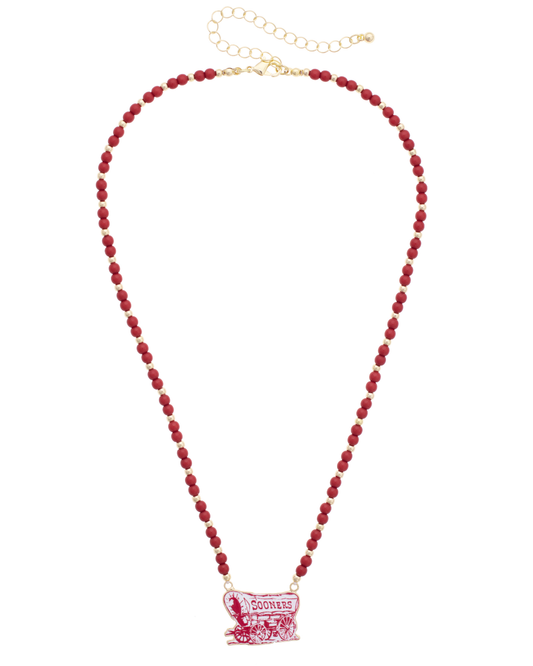 Oklahoma Sooners Bandana Spirit Necklace