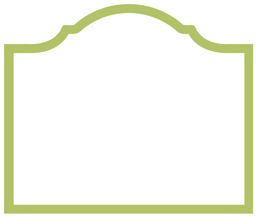Place Card - Arch Moss Green