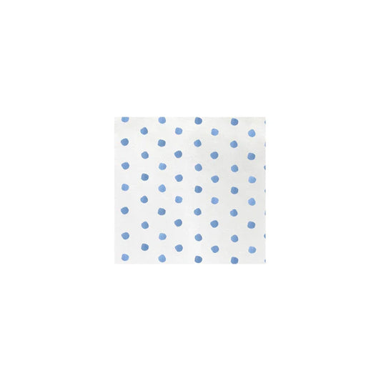 Papersoft Cocktail Napkins - Dot Light Blue
