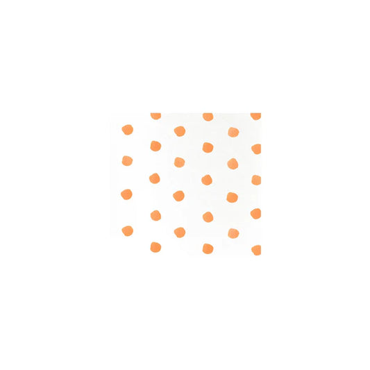 Papersoft Cocktail Napkins - Orange Dot