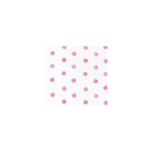 Papersoft Cocktail Napkins - Pink Dot