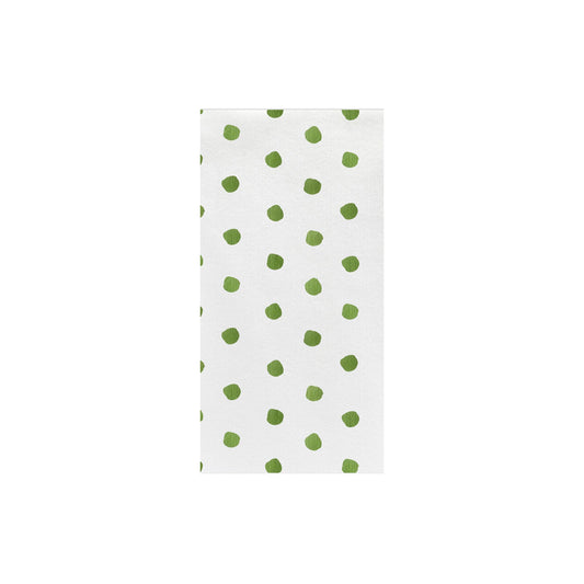 Papersoft Guest Towels - Dot Green