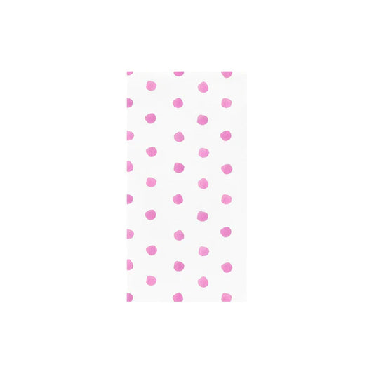 Papersoft Guest Towels - Dot Pink
