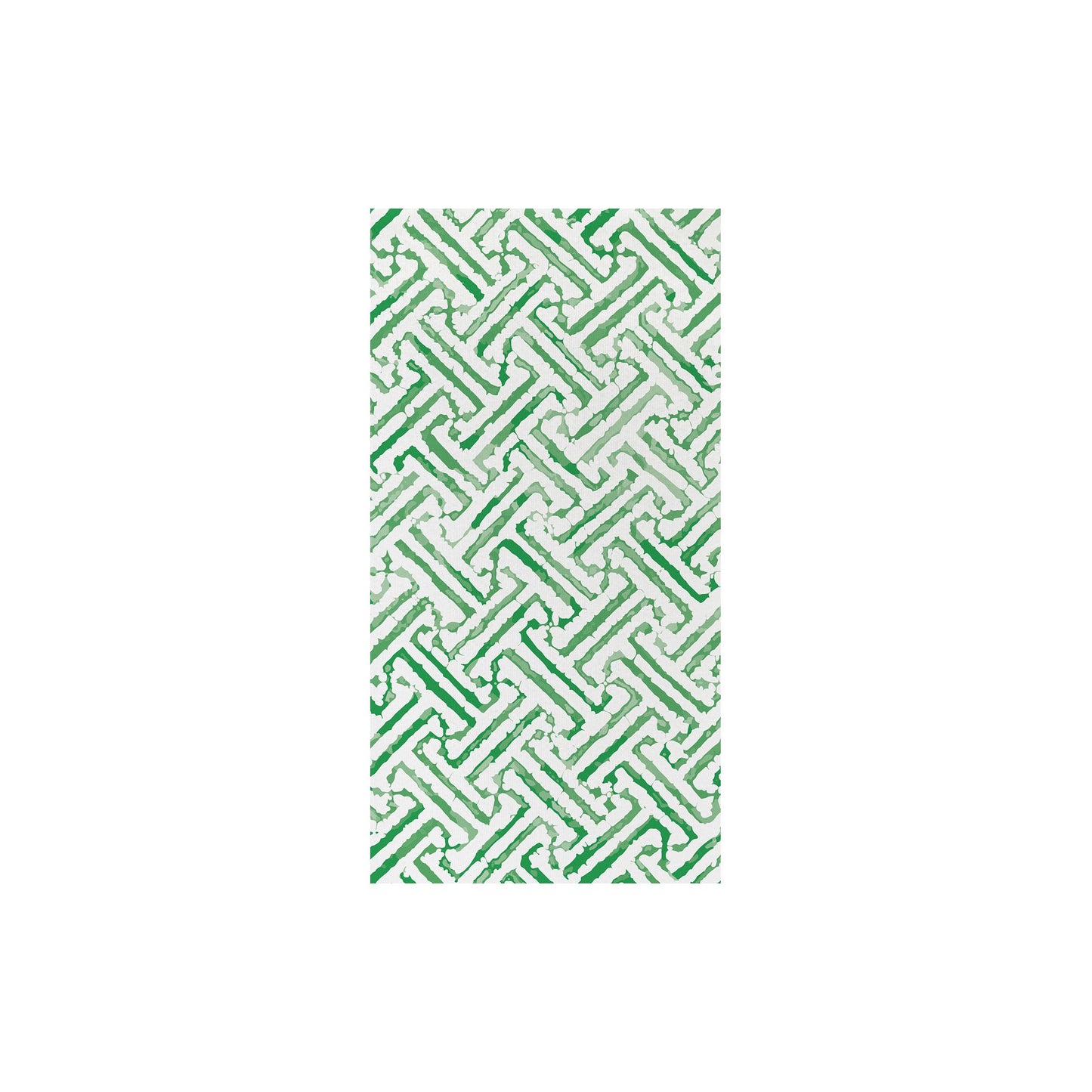 Papersoft Guest Towels -  Greek Key Green