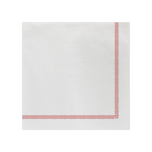 Papersoft Dinner Napkins - Fringe Red