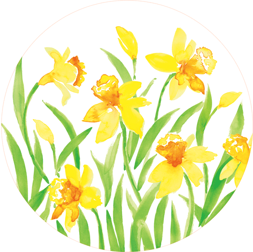 Salad/Dessert Plate - Spring Herald