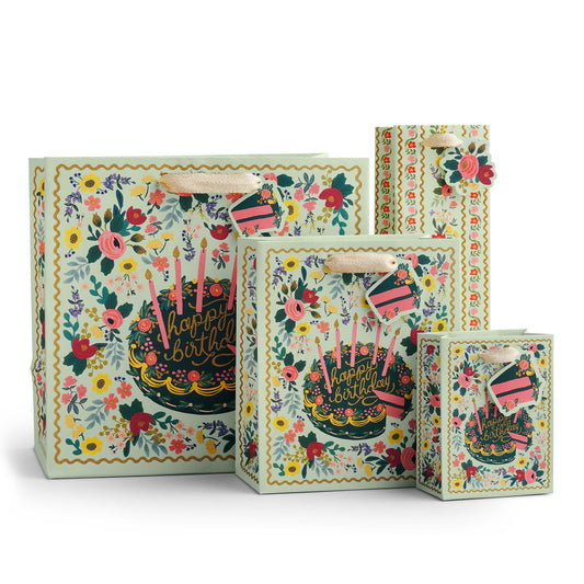 Gift Bag Large - Floral Cake