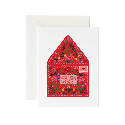 Card - Write More Letters