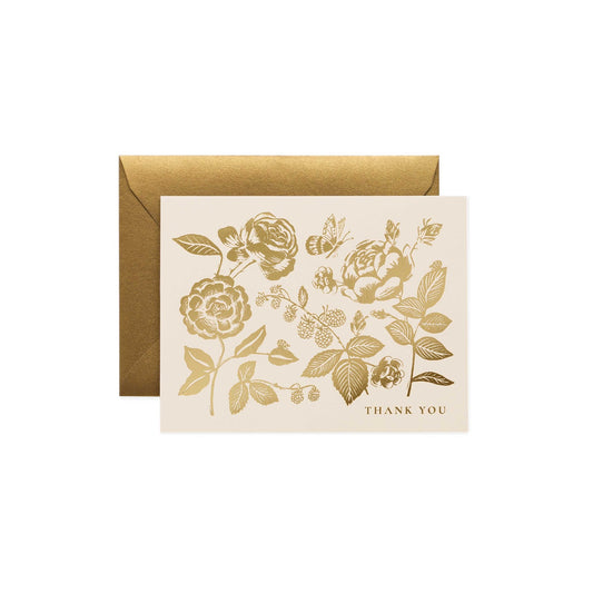 Boxed Set - English Rose Thank You Cards