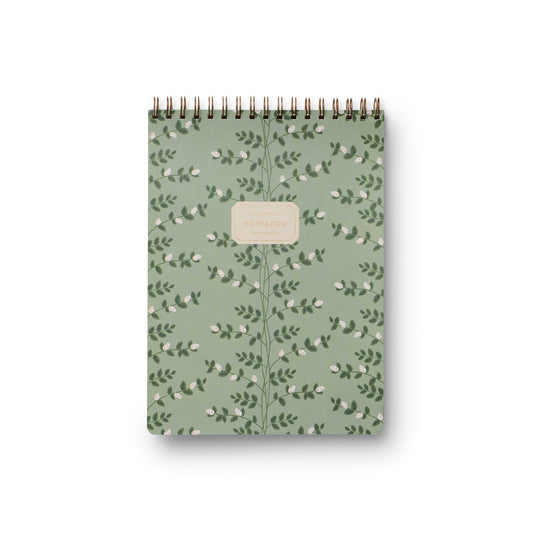 Top Spiral Notebook Large - Climbing Vines