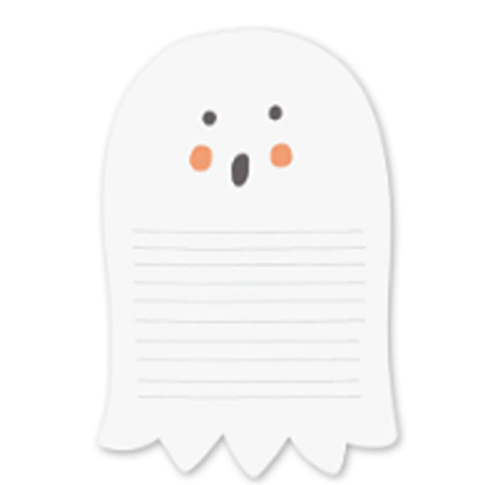Memo Notepad - Ghost