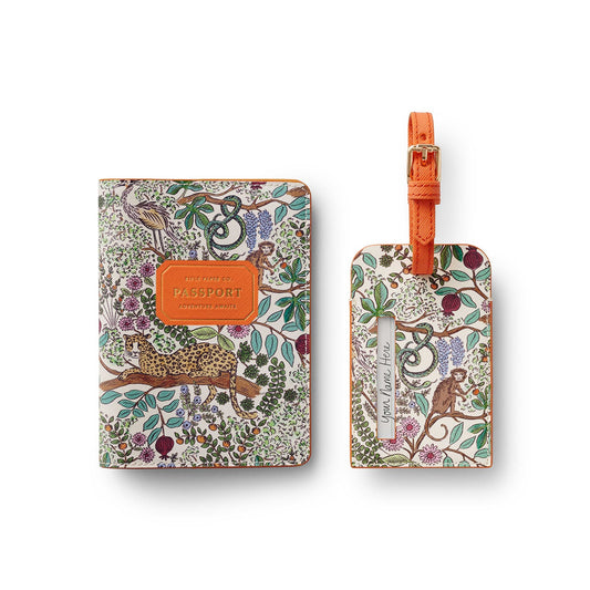 Passport & Luggage Tag Set - Safari